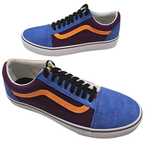 Vans ~Woman 10; Men\'s 8.5~ Old Skool Mix & Match Grape Juice/Bright Marigold NEW main image 4
